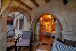 Stone Deluxe Room with Balcony | Balcony view - Cratus Stone Palace (Nevsehir)