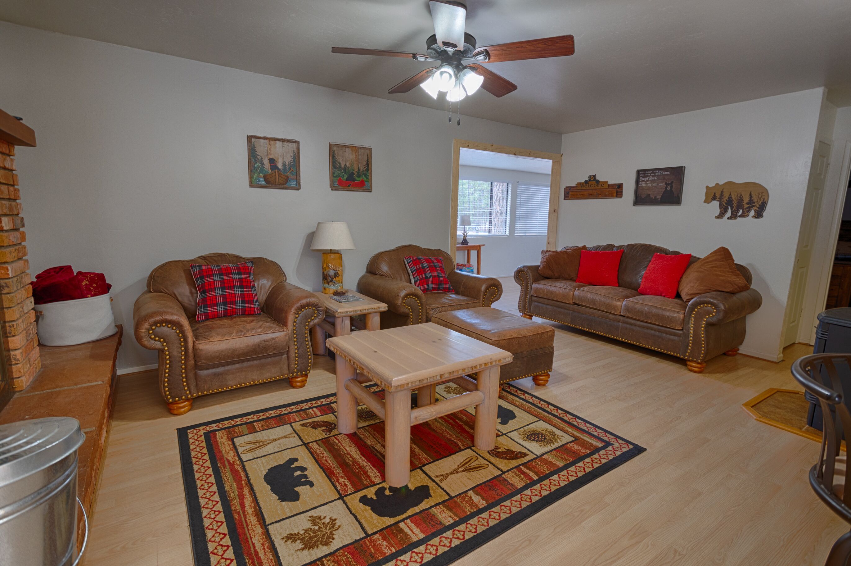 TV connectée, cheminée