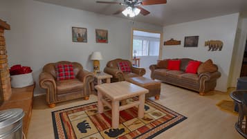 TV connectée, cheminée