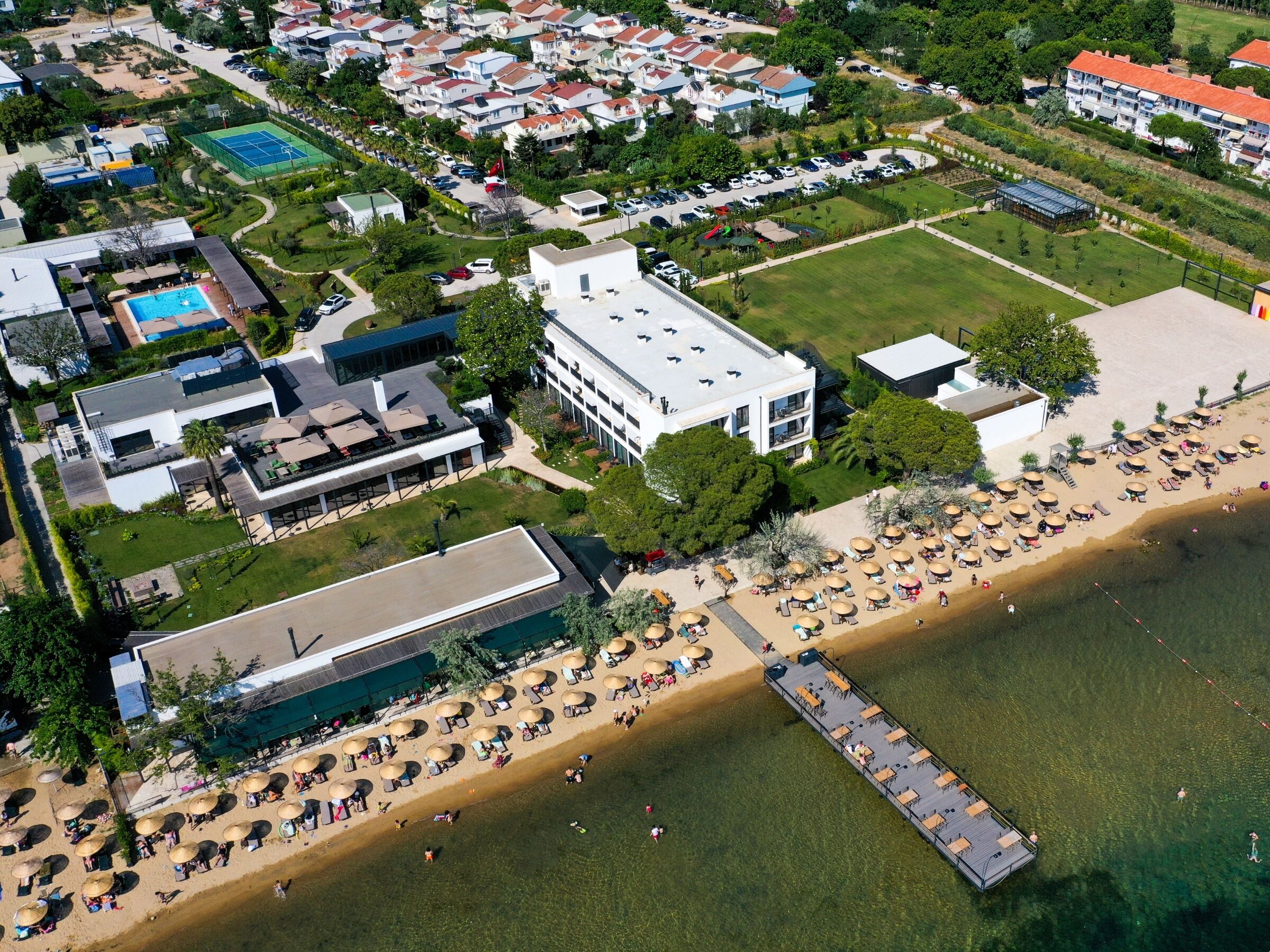 Façade de l’hébergement 