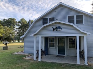 Exterior - Cheerful Creekside Home with Dock (Machipongo)