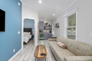 Televisión, chimenea