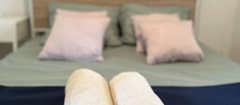 T2 apartment with garden near the beach