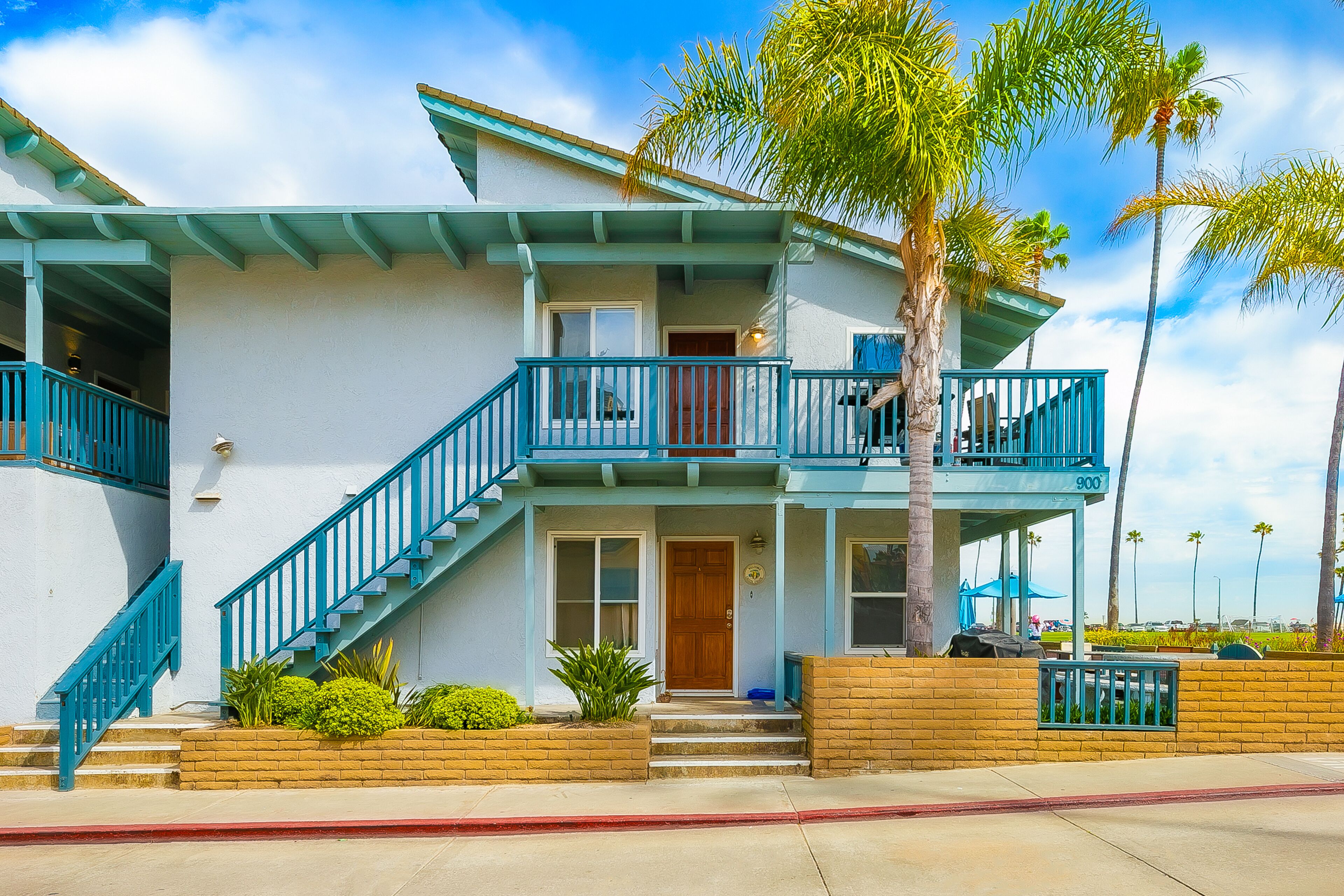 Newport condo on the boardwalk with oceanfront balcony & views