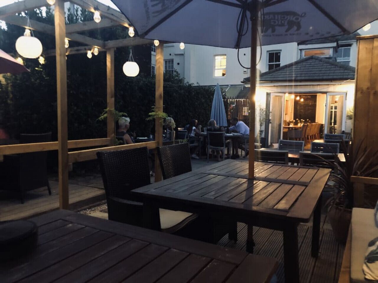 Outdoor dining