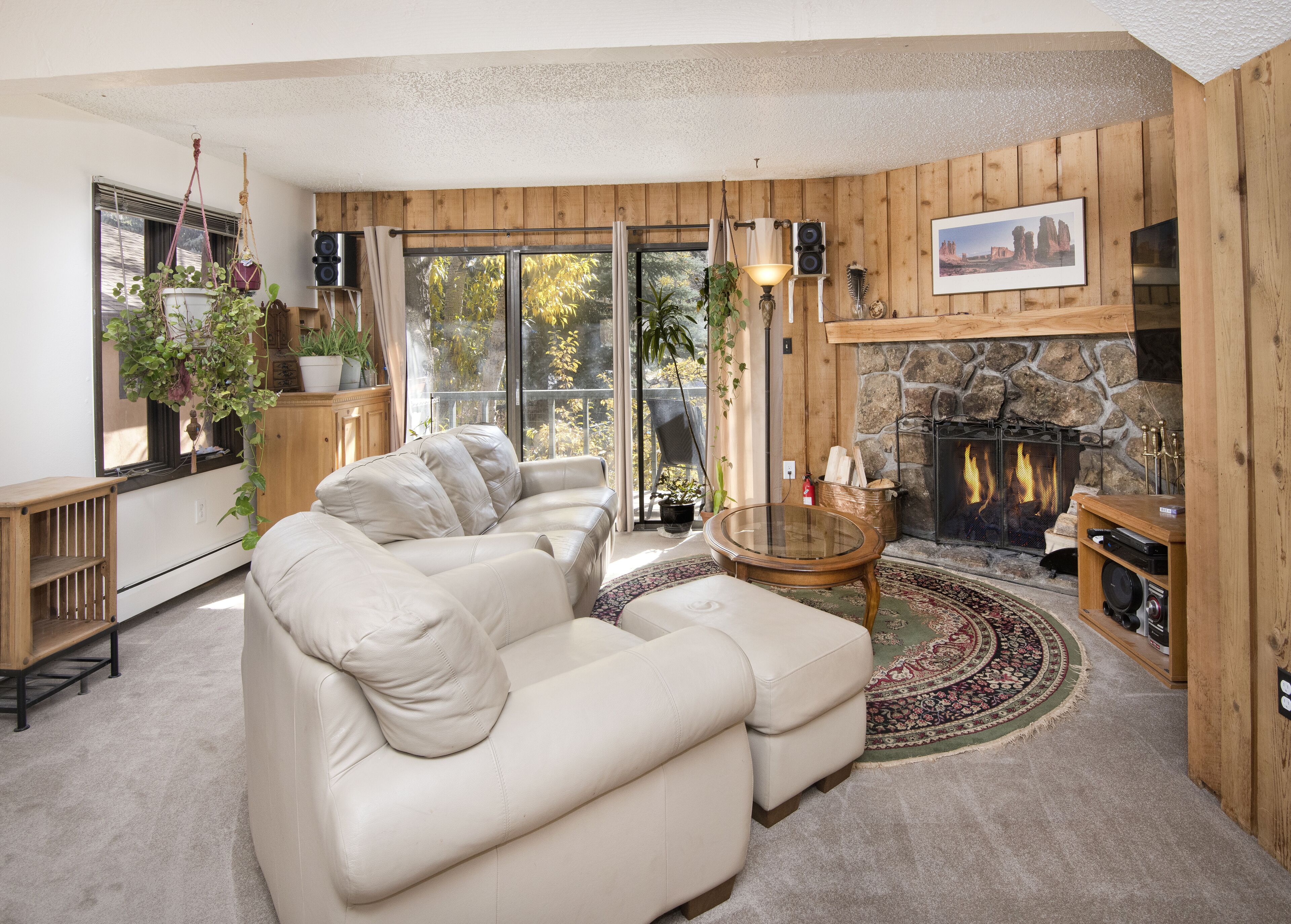 Creekside Townhome with wood burning fireplace in Vail, CO