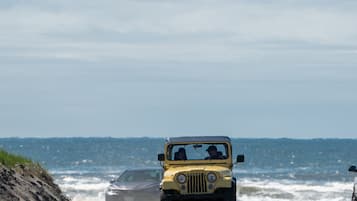 Beach nearby, white sand