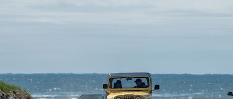 Beach nearby, white sand