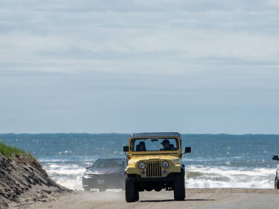 Beach nearby, white sand