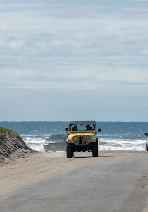 Beach nearby, white sand