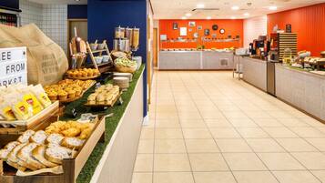 Daily buffet breakfast for a fee
