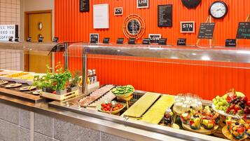 Daily buffet breakfast for a fee