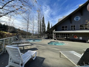 Outdoor spa tub - Best ski in ski out Condo at Whistler (whistler)
