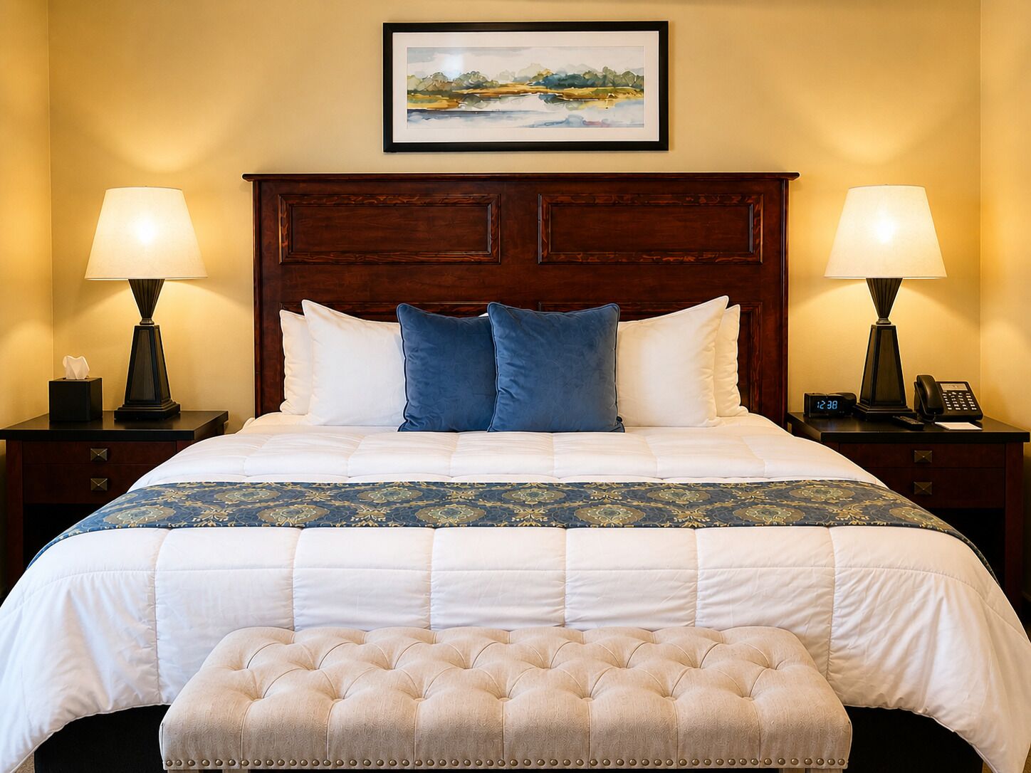 Premium kamer, 1 kingsize bed (Standard King) | Luxe beddengoed, een kluis op de kamer, individueel gedecoreerd