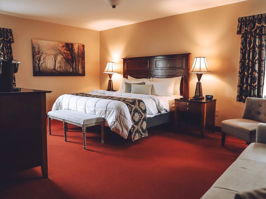 Quarto premium, 1 cama King (Standard King) | Roupas de cama premium, cofres nos quartos, individualmente decorados