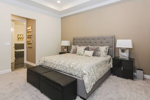 4 bedrooms, iron/ironing board, travel crib, WiFi