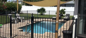 Steps from the beach. This Beach House is a comfy user friendly home. 