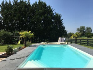 Udendørs pool, opvarmet pool