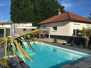 Udendørs pool, opvarmet pool