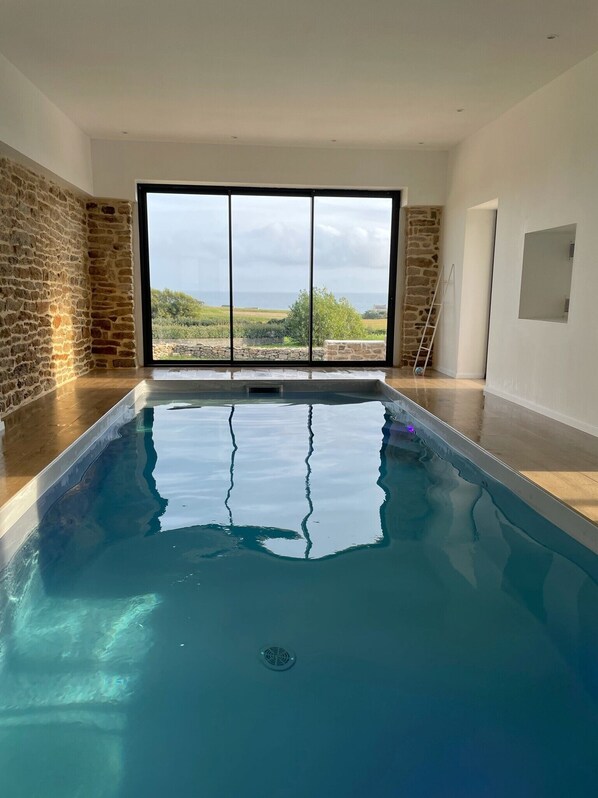 Indoor pool, a heated pool