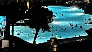 Piscine extérieure, piscine chauffée