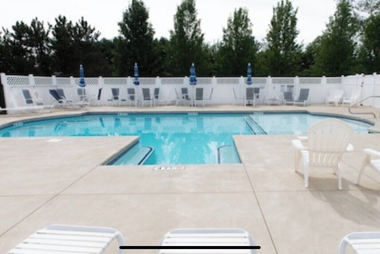 Piscine extérieure, piscine chauffée