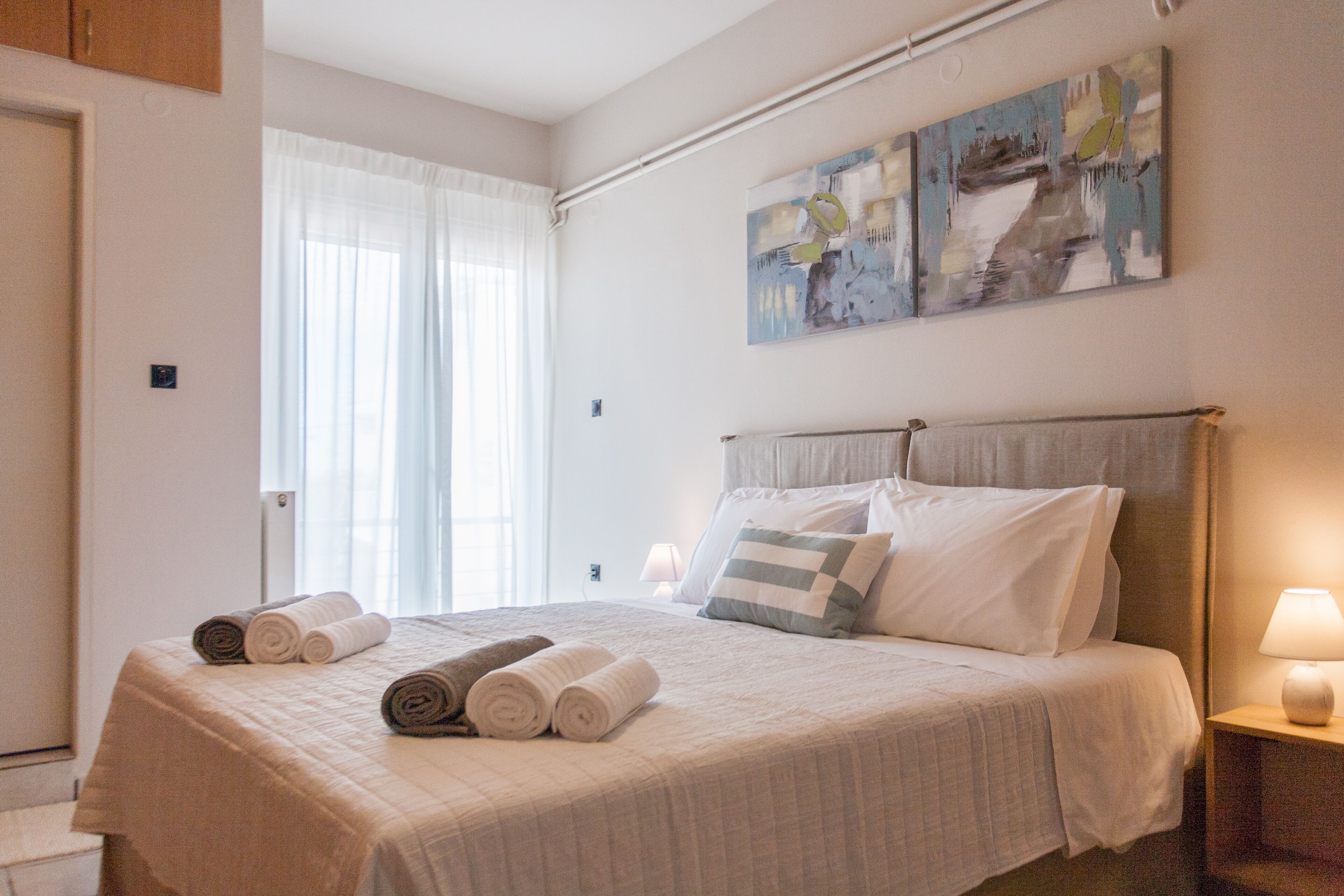 Design-lejlighed | 3 soveværelser, premium-sengetøj, dundyner, individuelt design