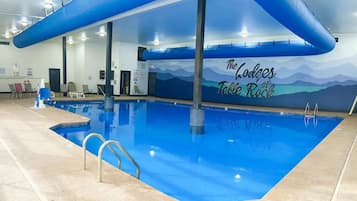 Indoor pool, outdoor pool