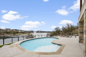 Outdoor pool - Experience Serene Lakeside Living at Heavenly Views of Hell's Gate! BRAND NEW (strawn)