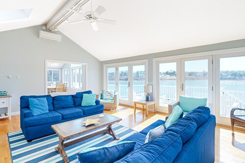 Updated Waterfront Gem on Saltwater Town Cove w/ Private Dock & Sunrise Views