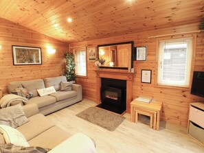 Cottage | Coin séjour | Cheminée