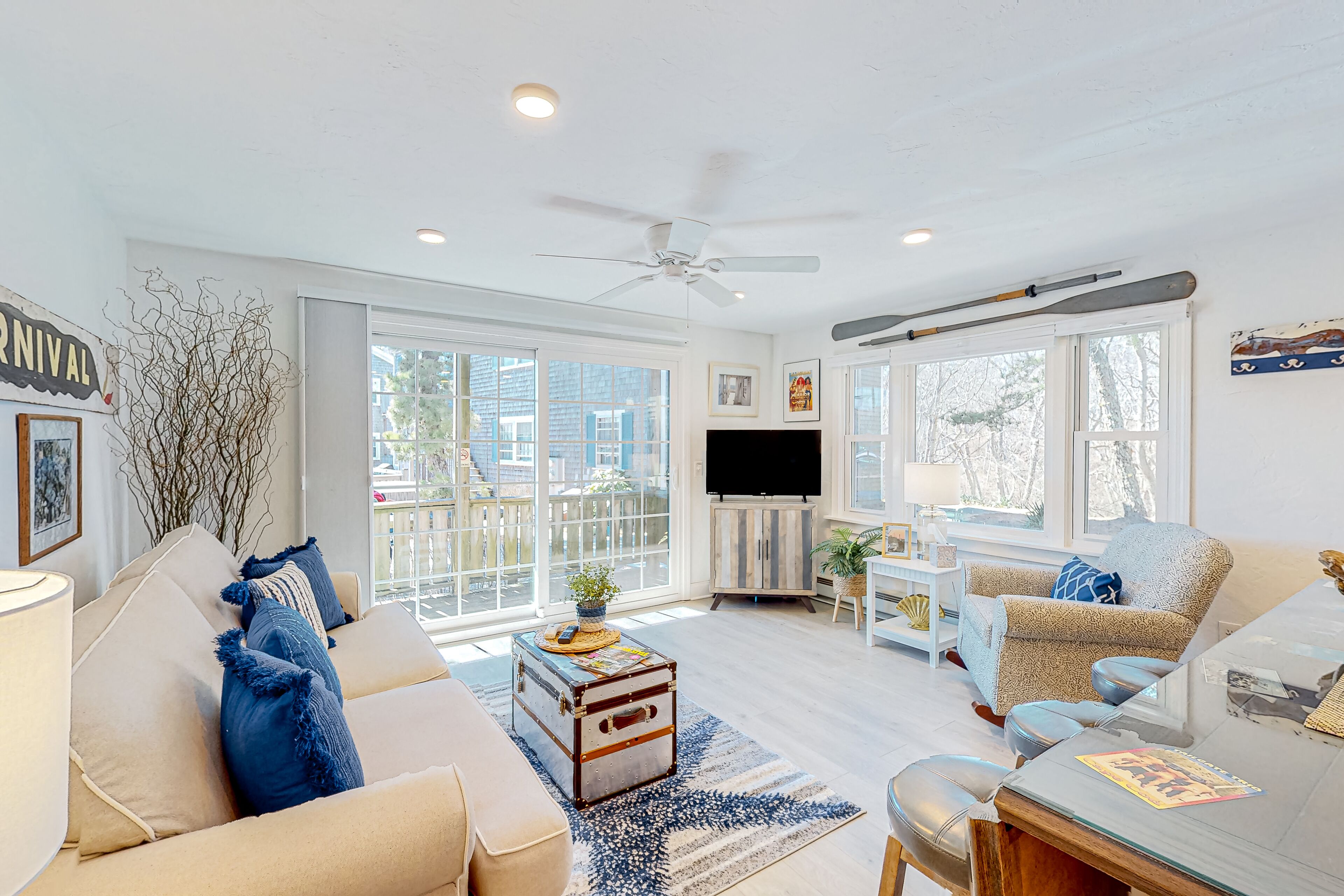 Stylish Updated Cape Getaway | Stroll 1 Min to Shore | Walk to Dining & Shops