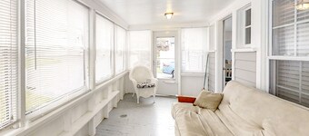 Coastal Cottage w/ Enclosed Front Porch, Pond View – By Beach & Bike Path