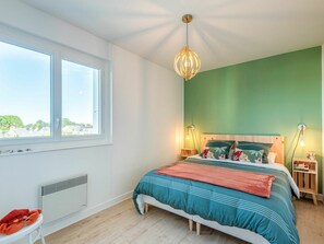 2 chambres, lit parapluie, Wi-Fi gratuit, draps fournis