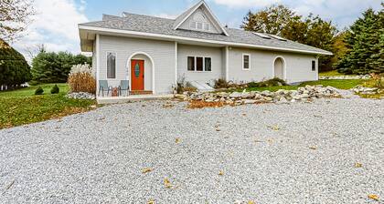 Spacious country home with water views - near beach & Acadia National Park