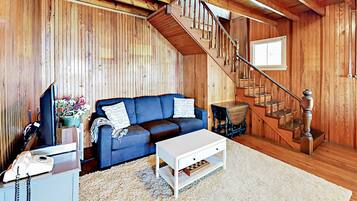 Televisión, reproductor de DVD y estéreo