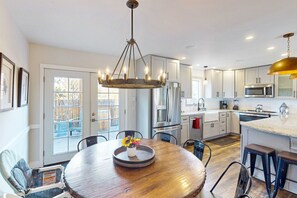 Dining - Elegant Mountain Retreat | Upscale Kitchen, Heated Floors, Fireplace, Hot Tub (Avon)