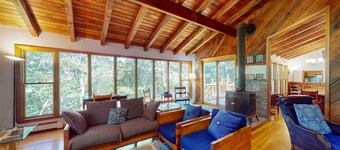 Serene Home on 3 Acres w/ Wraparound Deck & Pool Table - Close to Beaches