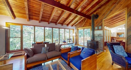 Serene Home on 3 Acres w/ Wraparound Deck & Pool Table - Close to Beaches