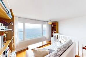 TV, DVD player, table football, books