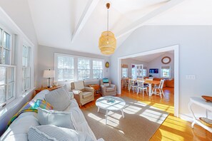 TV, DVD player, stereo