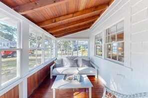 TV, DVD player, stereo