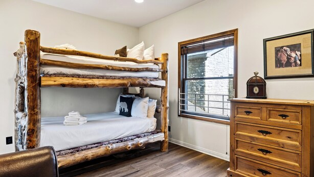 Room - Walk to Lake | 6BR Cabin w/ Game Room, Hot Tub | Big Bear Castle (Big Bear Lake)