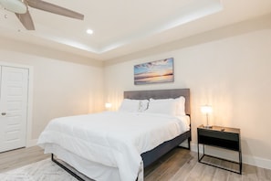 4 bedrooms, iron/ironing board, free WiFi, bed sheets