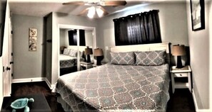 4 bedrooms, iron/ironing board, free WiFi