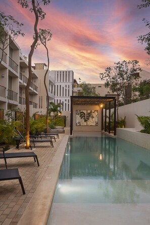 Outdoor pool - PRIVATE Rooftop & Pool in Studio for 3 @ Aruna (Tulum)