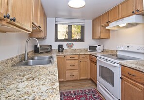 Townhome | Private kitchen | High chair - West Vail Riverfront Lodging, Colorado (Vail)