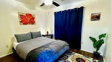 1 chambre, bureau, Wi-Fi, draps fournis