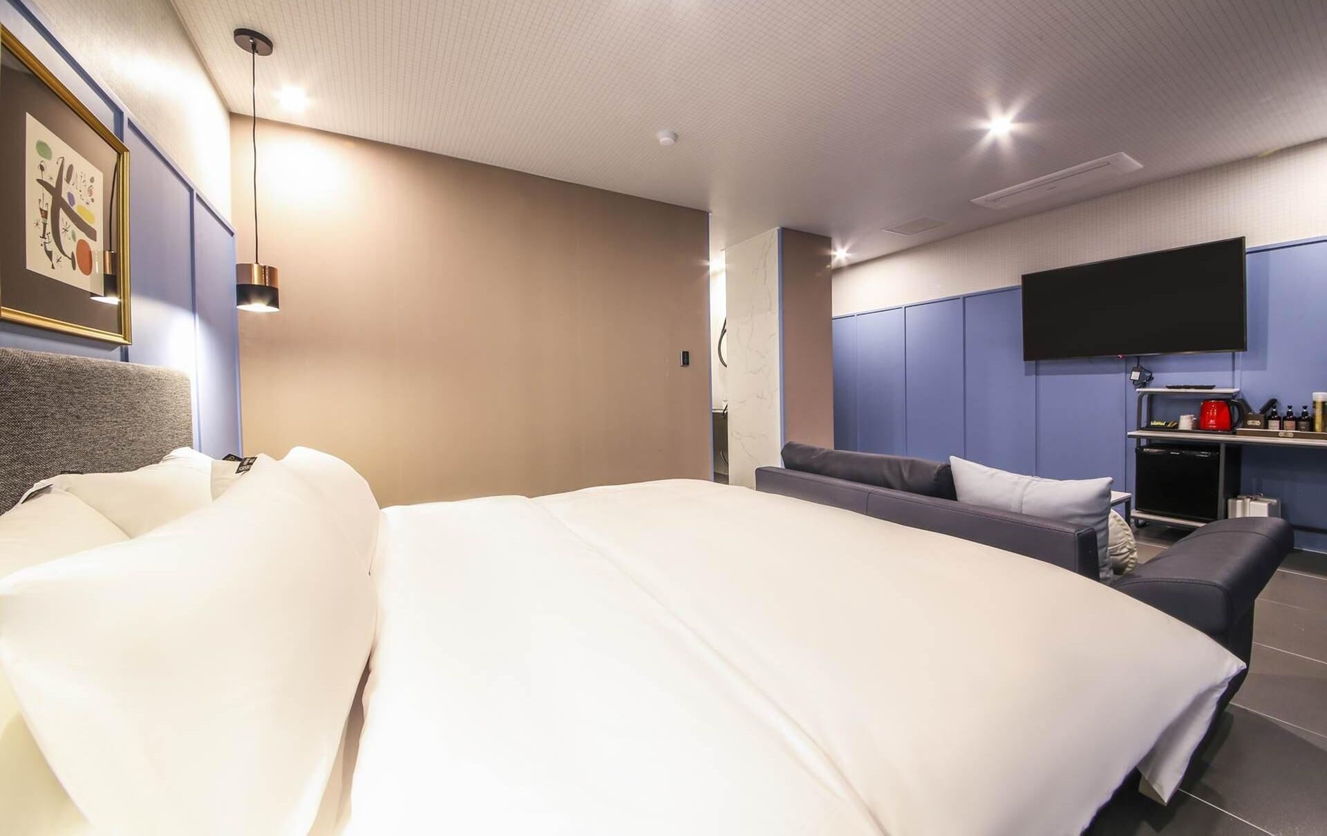 premium double room (check in: fri/sat 8pm, weekday 6pm) | 1 bedroom, desk, laptop workspace, soundproofing