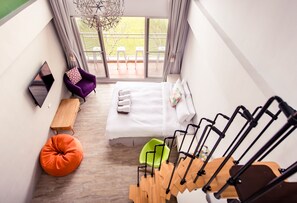 Loft | 1 dormitorio, wifi gratis, ropa de cama